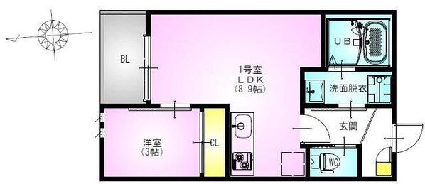 ＲＥＧＡＬＥＳＴ　Ｌａ　Ｃａｍｐａｎｅｌｌａの物件間取画像